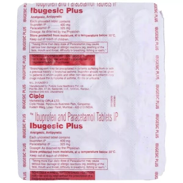 Ibugesic Plus Tablet (20tab)