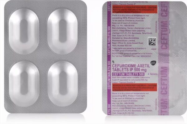 Ceftum Tablet (500mg) (4tab)