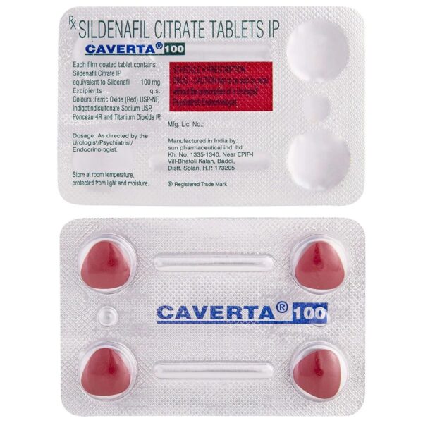 Caverta 100 Tablet 4's