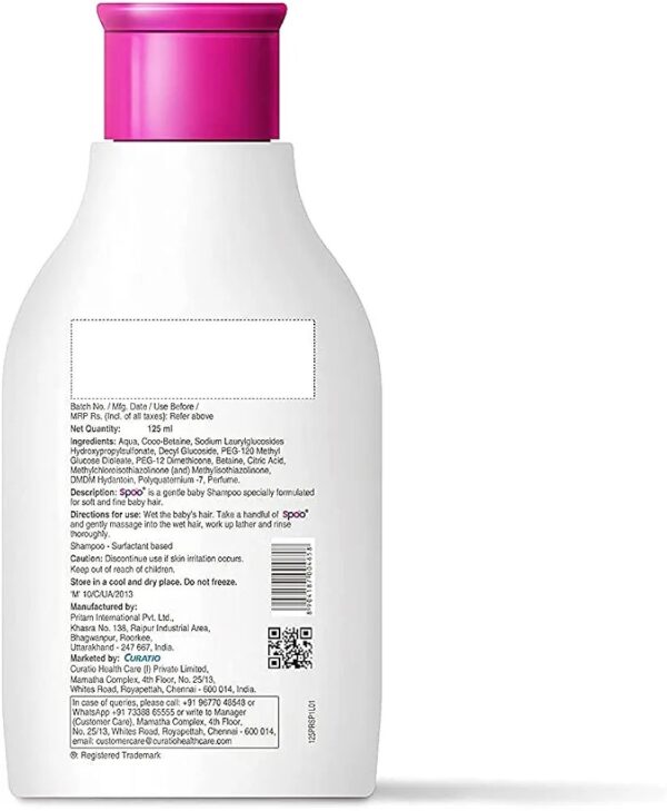 Baby Spoo Shampoo 125ml - Image 4