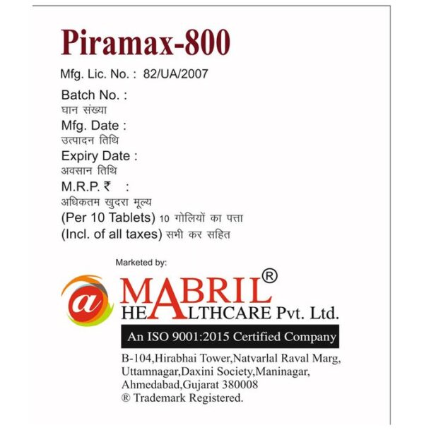 Piramax 800 Tablet - Image 2