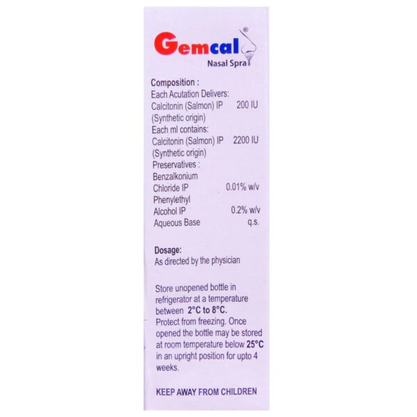 Gemcal Nasal Spray 3.7 ml