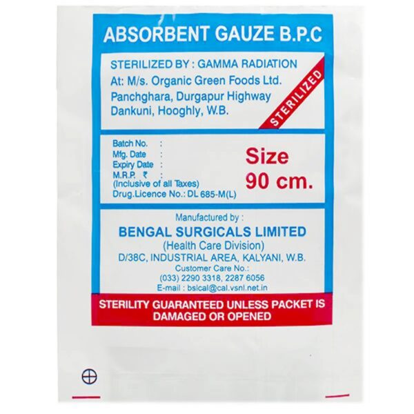 Absorbent Sterile Gauze 90Cm (Bengal Surgicals)