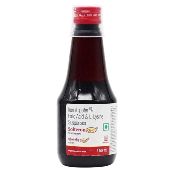 Softeron Gold Strawberry Flavour Suspension 150 ml