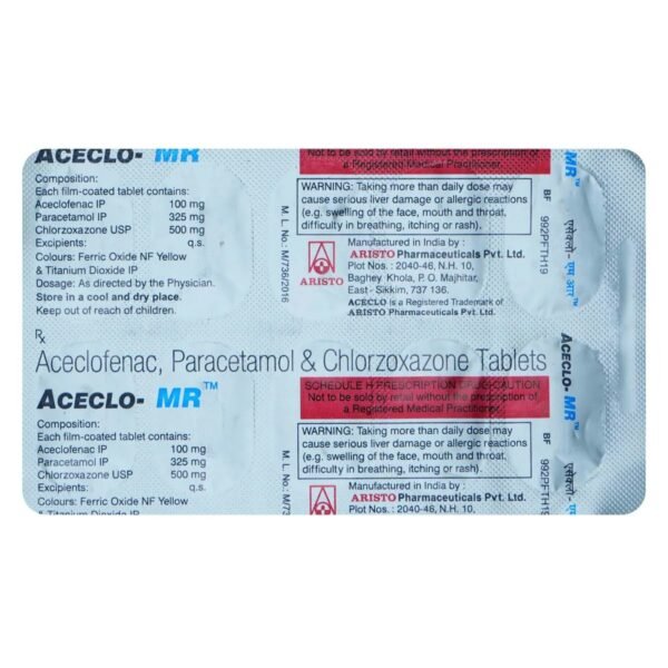 Aceclo MR Tablet 10's