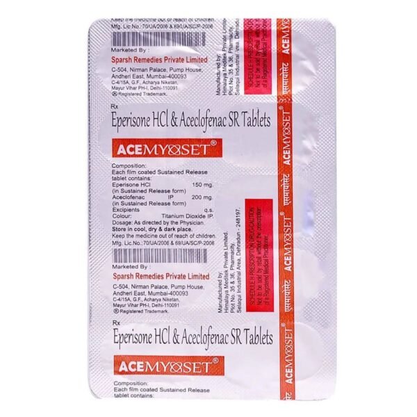Acemyoset Tablet 10's