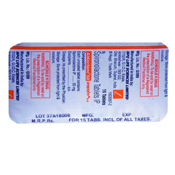 Aldactone 50 Tablet 15's