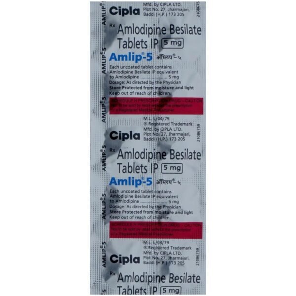 Amlip-5 Tablet 10's