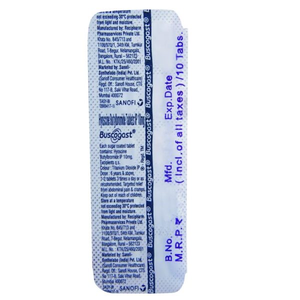 Buscogast Tablet 10's