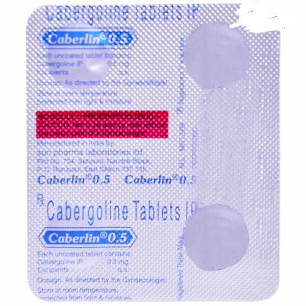 Caberlin 0.5 Tablet 4's - Image 2