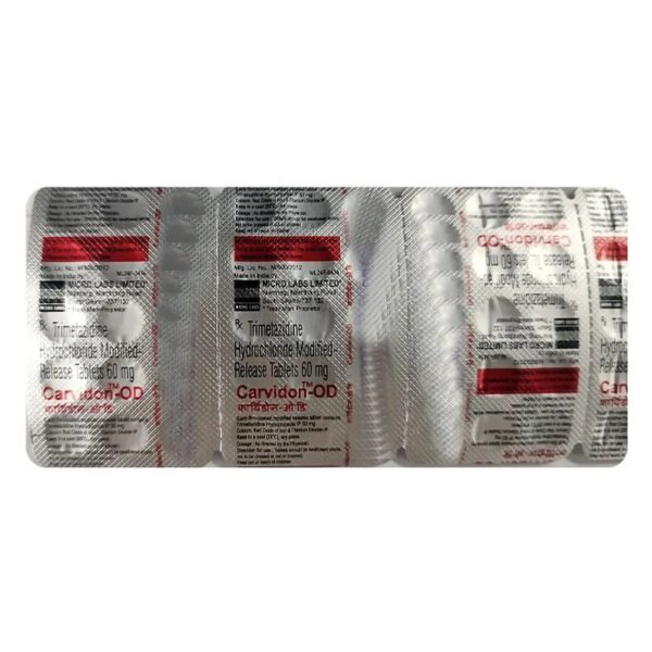Carvidon-OD 60 Tablet 15's