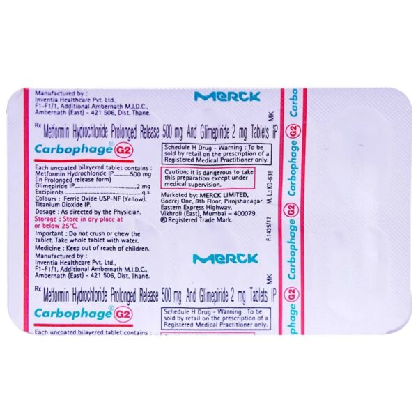 Carbophage G 2 Tablet 10's - Image 2
