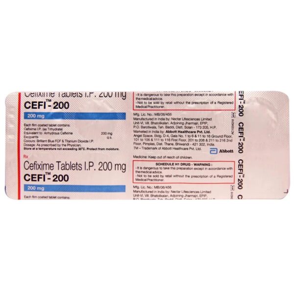 Cefi-200 Tablet 10's