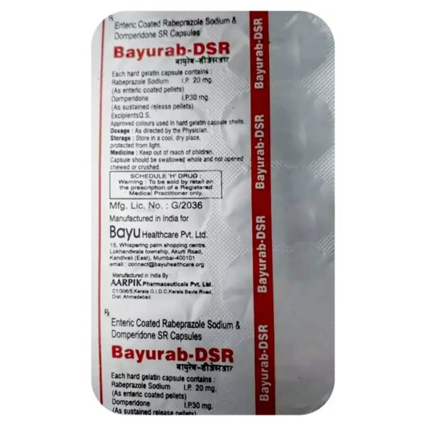 Bayurab-DSR Capsule 10's