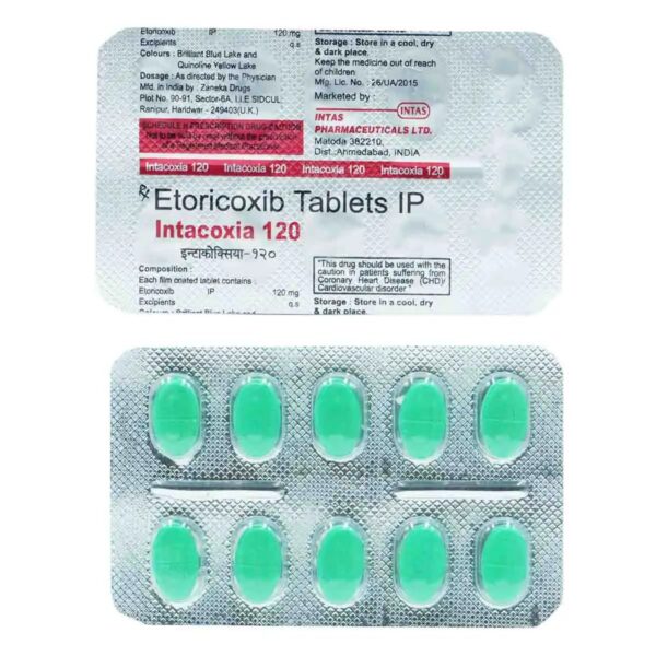 Intacoxia 120 mg Tablet 10's