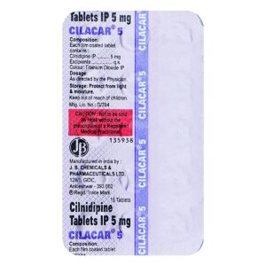 Cilacar 5 Tablet 15's