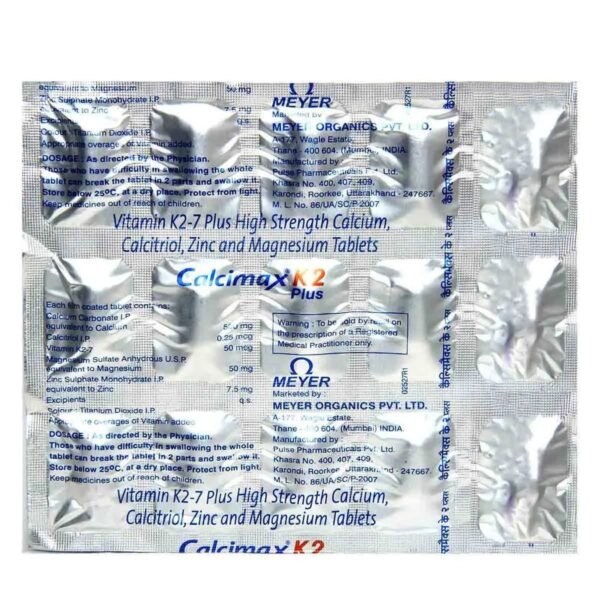 Calcimax K2 Plus Tablet 15's
