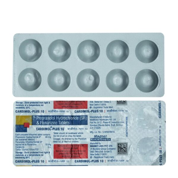 Cardimol Plus 10 mg Tablet 10's