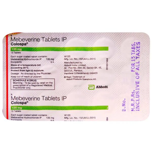 Colospa 135 mg Tablet 15's