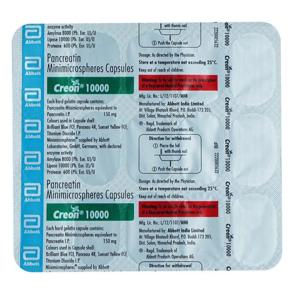 Creon 10000 Capsule 15's - Image 2