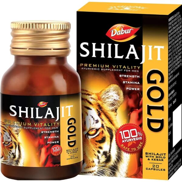 Dabur Shilajit Gold, 20 Capsules