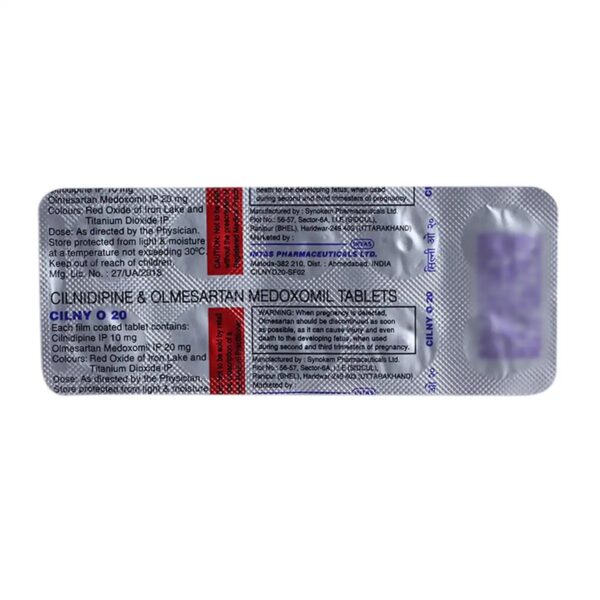 Cilny O 20 Tablet 10's
