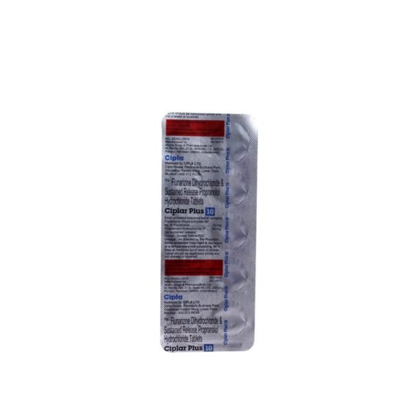 Ciplar Plus 10 Tablet 10's