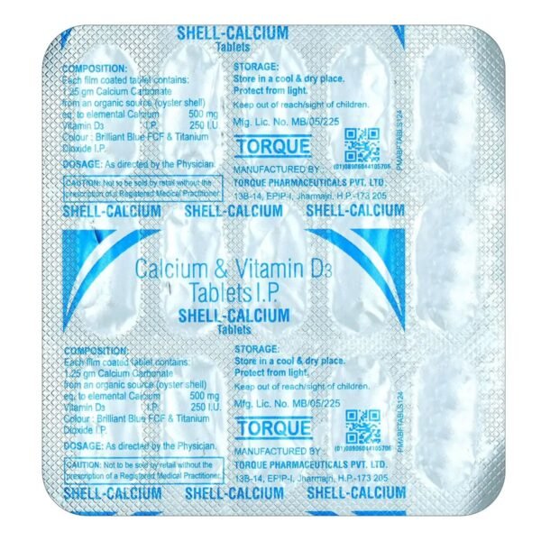 Shell-Calcium Tablet 15's