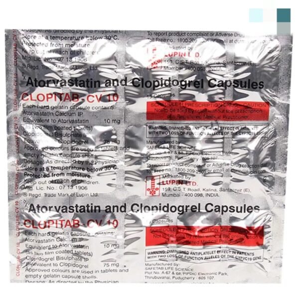 Clopitab CV 10 Capsule 15's - Image 3
