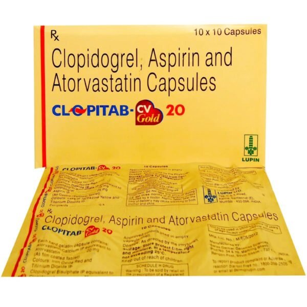 Clopitab-CV Gold 20 Capsule 10's