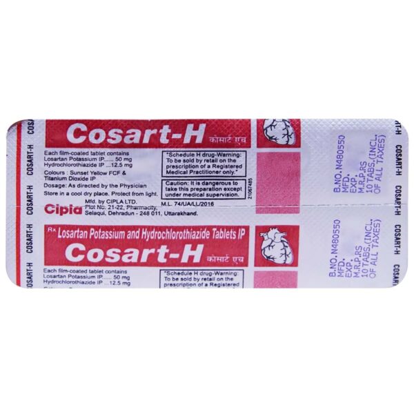 Cosart-H Tablet 10's - Image 2