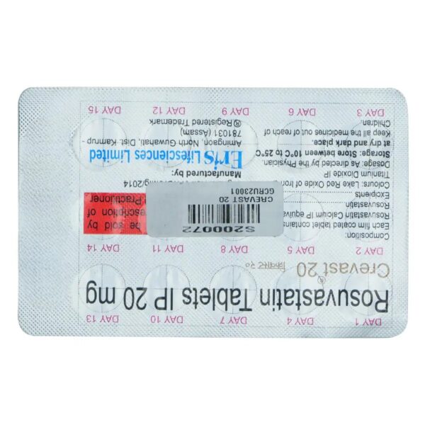 Crevast 20 Tablet 15's - Image 2