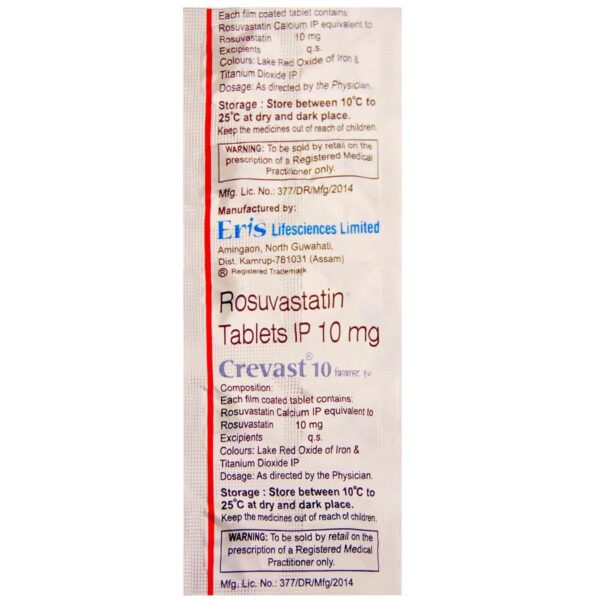Crevast 10 Tablet 10's - Image 2