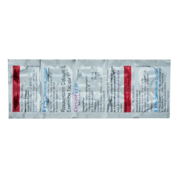Crevast EZ 20 Tablet 10's - Image 2