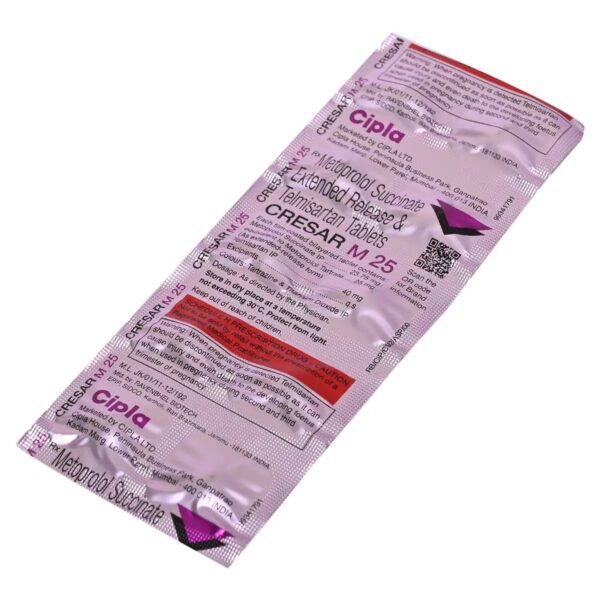 Cresar M 25 Tablet 10's - Image 2