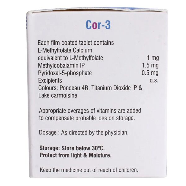 Cor 3 Tablet 15's - Image 2