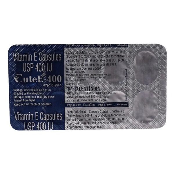 CuteE 400mg Capsule 10's - Image 2