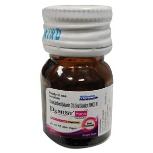 D3 Must Nano 60K Sugar Free Mixed Fruit Oral Solution 4 X 5 ml