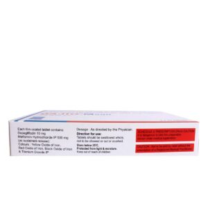 Dajio M 10 mg/500 mg Tablet 10's