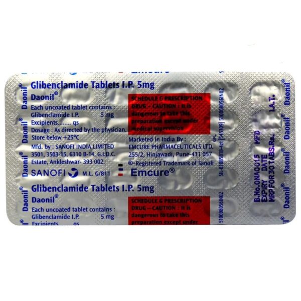 Daonil Tablet 30's