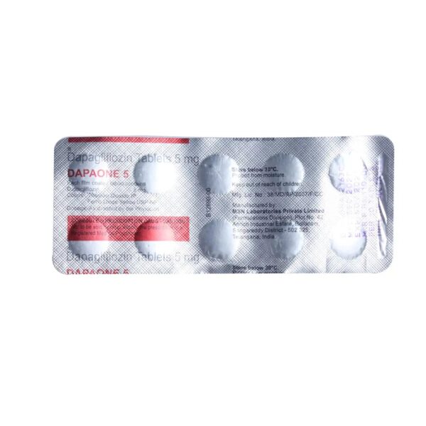 Dapaone 5mg Tablet 10's - Image 2