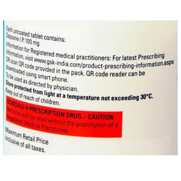 Dapsone Tablet 1000's - Image 2