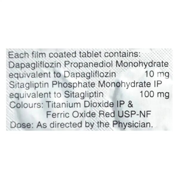 Dapavel-S 10 mg/100 mg Tablet 10's